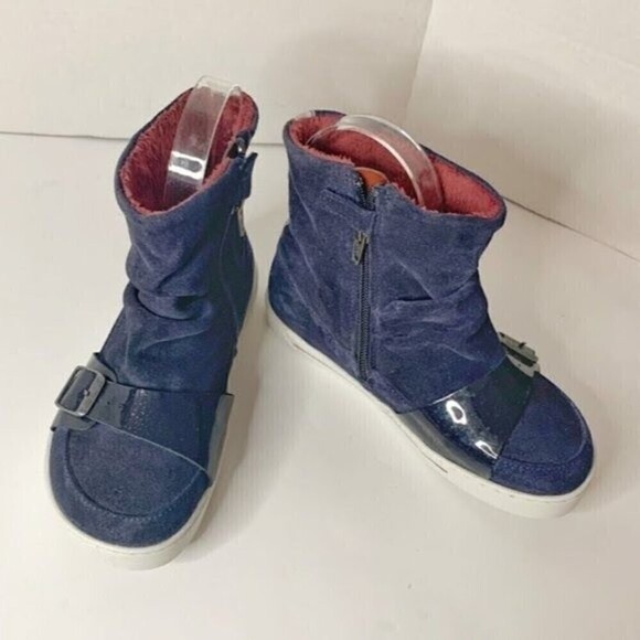 Birkenstock Toddler Big Kid Unisex Ballina Zip Up Suede Leather Naturleder Boots - Picture 2 of 16